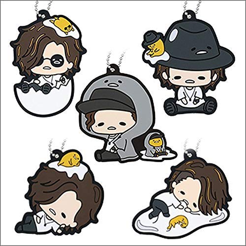 Jin×gudetama ラバーマスコット (ぐでたま) [全5種セット(フルコンプ)]