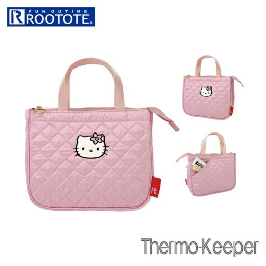 ルートート ランチバッグ rootote8377 定番 保冷ランチバッグ お弁当バッグ IP.TKデリ.ハローキティ-A お弁当袋 トートバッグ 便利 オシャレ 外ポケット 内ポケット お洗濯 通勤 通学 かわいい お弁当 プレゼント ギフト