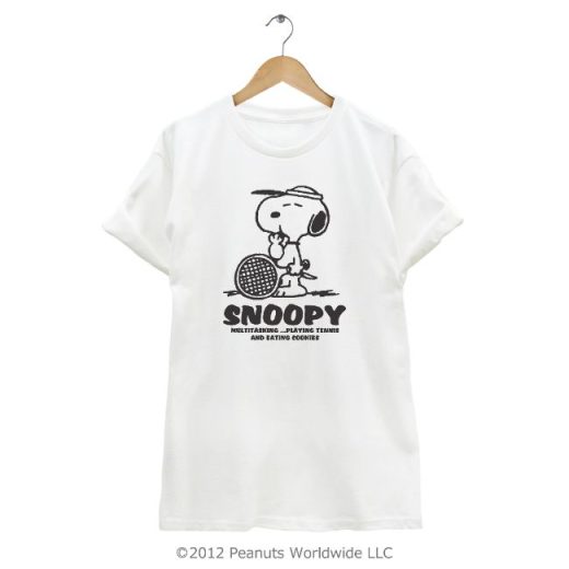 スヌーピー SNOOPY PEANUTS 半袖 Tシャツ テニス スポーツ オリンピック Olympic 多色展開 レディース メンズ S M L LL 綿 ギフト プリント 男女兼用 親子 お揃い