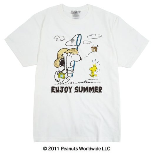 スヌーピー SNOOPY PEANUTS ウッドストック woodstock　半袖 Tシャツ 夏 Summer カブトムシ 麦わら帽子 多色展開 家族お揃い レディース メンズ S M L LL 綿 ギフト プリント 男女兼用