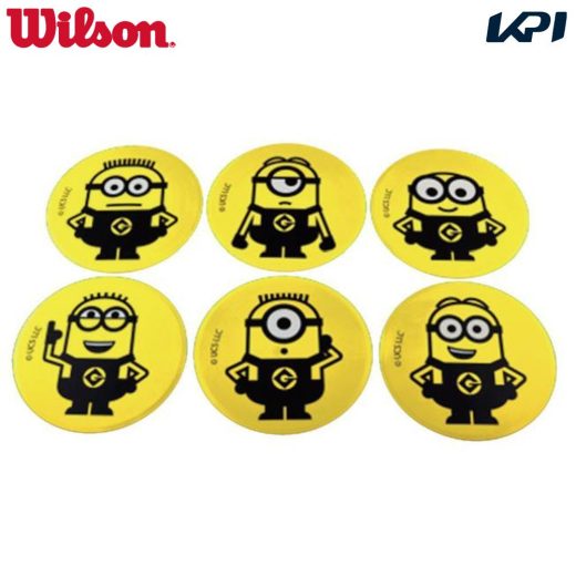 【全品10％OFFクーポン〜8/15】『即日出荷』ウイルソン Wilson テニスアクセサリー MINIONS MARKER SPOTS ミニオンズ 2023 マーカースポット WR8418201001