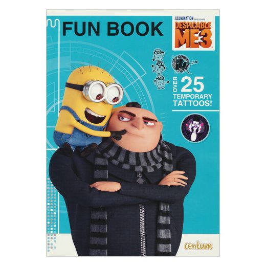 FUN BOOK DESPICABLE ME3 洋書 送料無料 ミニオンズ バーゲンブック 怪盗グルーのミニオン大脱走 ぬり絵 クイズ シール