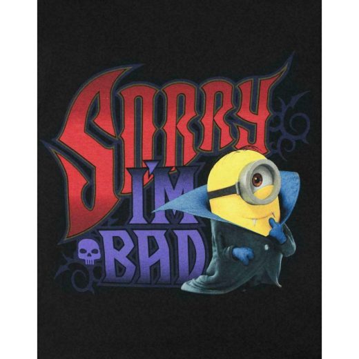 (ミニオンズ) Minions オフィシャル商品 レディース Sorry I'm Bad Tシャツ 半袖 トップス 【海外通販】