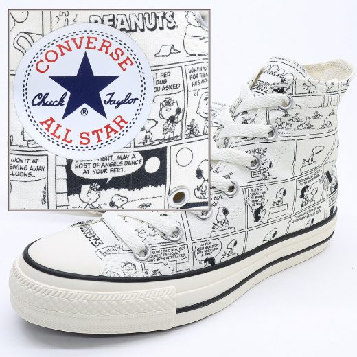 コンバース スニーカー オールスター （R） ピーナッツ スヌーピー コラボ オフホワイト ALL STAR (R) PEANUTS CP HI リサイクル素材 アール 送料無料(沖縄県及び離島を除く) 販売中