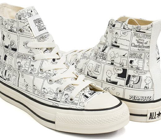 【9/11 1:59まで★楽天スーパーSALE限定価格】CONVERSE ALL STAR (R) PEANUTS CP HI【コンバース オールスター アール ハイ】【ピーナッツ スヌーピー SNOOPY】【リアクト リサイクル サステナブル オフホワイト】OFF WHITE (1SD795)