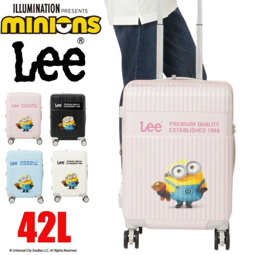 Lee ミニオン リー スーツケース 機内持ち込み 42L minions グッズ 320-30000 修学旅行 国内旅行 メンズ レディース 男子 女子 かわいい