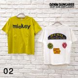 【最大500円OFFクーポン★9/24 1:59まで】DENIM DUNGAREE デニムダンガリー 新作 テンジク MICKEY HERO TEE 3742454 ブランド レディース トップス プルオーバー Tシャツ ミッキー ミッキーマウス MICKEY MOUSE ディズニー DISNEY 半袖 半袖Tシャツ