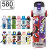 【セール期間エントリーでポイント10倍】 水筒 キッズ 580ml ステンレス 直飲み キャラクター （ プリンセス アナと雪の女王 トイストーリー カーズ ドラえもん ハローキティ プラレール トミカ トトロ まいぜんシスターズ マインクラフト ）【3980円以上送料無料】