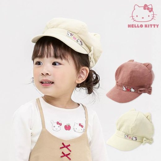 【35%OFF SALE】coeur a coeur (クーラクール×ハローキティ ) 帽子 (48〜52cm) 女の子 48cm 50cm 52cm キムラタン 子供服 綿100%