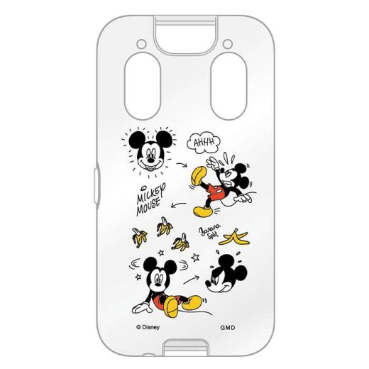 docomo キッズケータイ KY-41C 対応 ケース カバー ディズニーキャラクター ミッキーマウス ソフトケース Disney Mickey Mouse キャラクター グルマンディーズ DNG-81MK