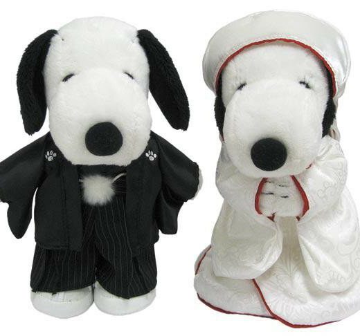 [クーポン利用で10%off]SNOOPY スヌーピー ウェディングドール ベル 和風 L 結婚式 全長約23cm[ぬいぐるみ グッズ おもちゃ 雑貨 キッズ ベビー プレゼント 送料無料]