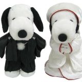 [クーポン利用で10%off]SNOOPY スヌーピー ウェディングドール ベル 和風 L 結婚式 全長約23cm[ぬいぐるみ グッズ おもちゃ 雑貨 キッズ ベビー プレゼント 送料無料]