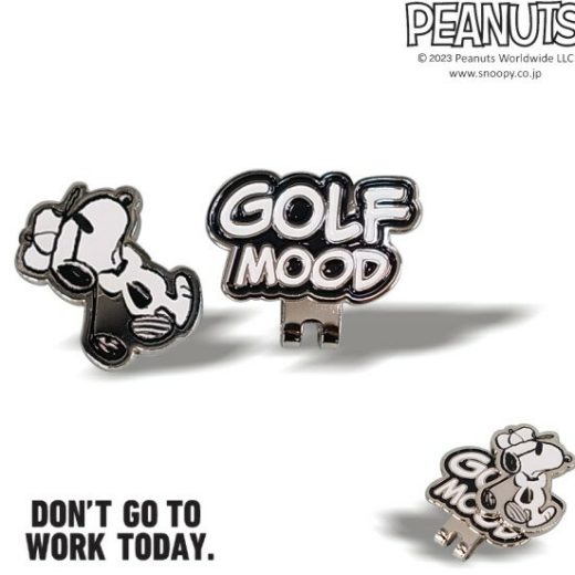 【NEW】SNOOPY GOLF スヌーピーゴルフジョー・クール/スヌーピーGOLF MOODクリップマーカー PEANUTS642-4984101/24B