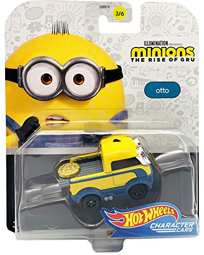 ホットウィール マテル ミニカー ホットウイール Hot Wheels 1/64 Minions The Rise of Gru Character Car-Otto(3/6)ホットウィール マテル ミニカー ホットウイール