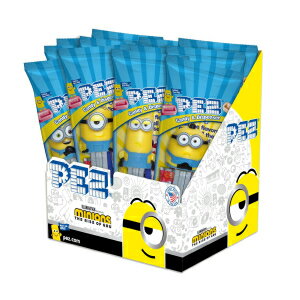 PEZ キャンディミニオン フルーツ詰め合わせ (12個入り) PEZ Candy Minions assorted fruit (Pack of 12)