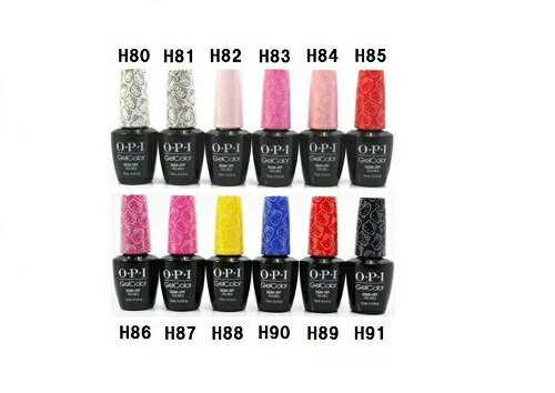 【最大3％OFF】 ジェルネイル OPI gelcolor ジェルカラー HELLO KITTY COLLECTION ハローキティコレクション GC H80 H81 H82 H83 H84 H85 H86 H87 H88 H89 H90 H91 15ml LED ジェル ネイル ネイルカラー 新品 送料無料