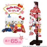 【1日限定！1,000円OFFクーポン】 つるし雛 雛人形 ひな人形 sanrio サンリオ キティちゃん つるし飾り スタンド付 Hello Kitty ハローキティ 桜の吊るし雛 おしゃれ