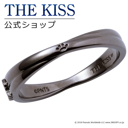 【ラッピング無料】【PEANUTS×THE KISSコラボ】PEANUTS スヌーピー THE KISS 公式ショップ シルバー ペアリング （ メンズ 単品 ） ペアアクセサリー カップル 人気 ジュエリーブランド THEKISS ペア 指輪 プレゼントPN-SR501 ブライダル【あす楽対応（土日祝除く）】