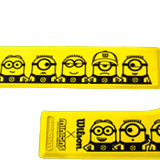 【9/3 20時から 店内全品3％OFFクーポン＆P最大15倍】 Wilson ウイルソン テニス ウィルソン Wilson テニス グッズ MINIONS COURT LINES イエロー×ブラック WR84183010