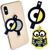 コンパクト ミラー スマホミラー スライドミラー 怪盗グルー ミニオンズ コンパクトミラー スライドタイプ スマホ貼り付け MINION グルマンディーズ MINI-216