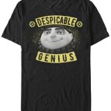 【送料無料】 フィフスサン メンズ Tシャツ トップス Minions Men’s Gru Despicable Genius Short Sleeve T-Shirt Black