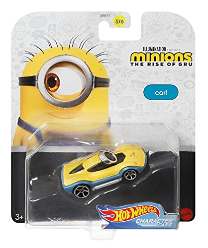 ホットウィール マテル ミニカー ホットウイール Hot Wheels 1/64 Minions The Rise of Gru Character Car-Carl(5/6)ホットウィール マテル ミニカー ホットウイール