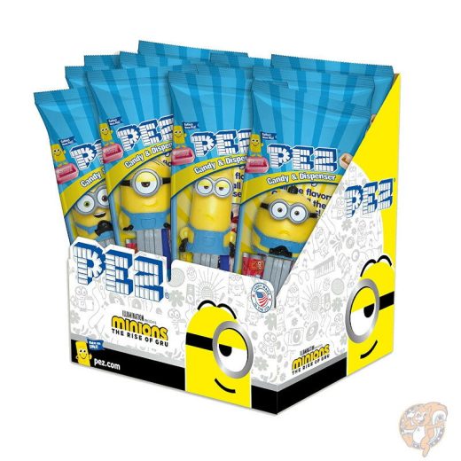 PEZ ペッツ キャンディ ミニオンズ Minions ディスペンサー アソート フルーツ 12個パック 送料無料