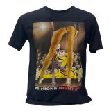 『送料無料』 ミニオンズ 黒 Minions USJ ミニオン セクシー プリント セレクトTシャツ ユニセックス ブラック プリント セレクトTシャツ ユニセックス 面白い デザイン 誕生日 プレゼント 彼氏 ギフトバッグ 袋 贈り物