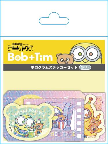 ミニオンズ(Bob+Tim) ホログラムステッカーセット IS1068