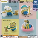 ミニオンズ Bob ＋ Tim Good time フィギュア 全4種セット タカラトミーアーツ ガチャポン ガチャガチャ ガシャポン コンプリート