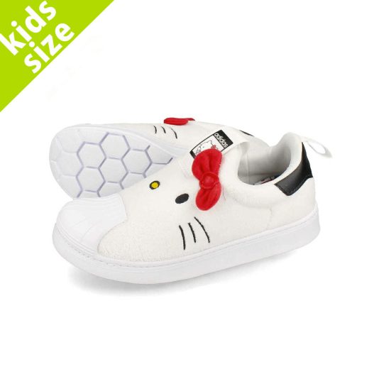 【プライスダウン】 adidas HELLO KITTY SST 360 C KIDS アディダス ハローキティ SST 360 C キッズ 子ども スニーカー スリッポン FTWR WHITE/CORE BLACK/VIVID RED ホワイト id9720