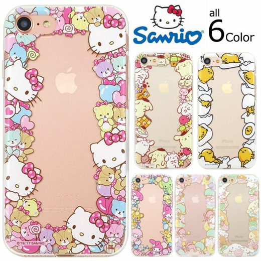 Hello Kitty Friends Circle Jelly ハローキティ フレンズ サークル ジェリー スマホケース Galaxy S24 Ultra S23 FE A54 5G A53 S22 S21 + Note20 S20 Note10+ S10 Note9 S9 Note8 S8 S7edge ギャラクシー エス Plus プラス ウルトラ ノート エッジ シナ マイメロディ