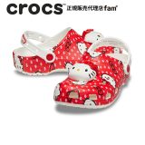 『30%OFF』クロックス crocs【メンズ レディース サンダル】Hello Kitty Red Classic Clog/ハローキティ レッド クラシック クロッグ/サンリオ｜##