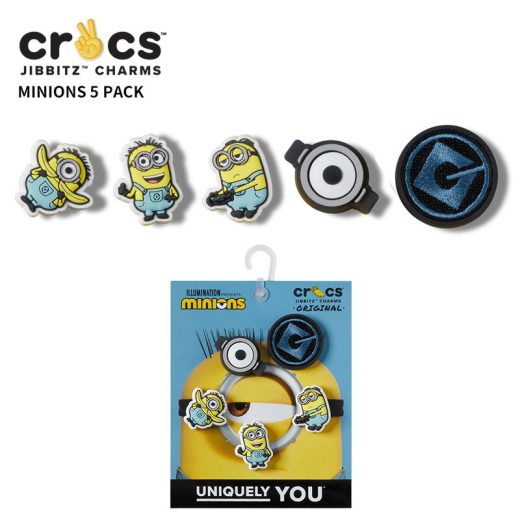 ＼17日9:59までポイント5倍!／クロックス CROCS ジビッツ jibbitz ミニオンズ 5個パック Minions 5pk シューズアクセサリー [小物]