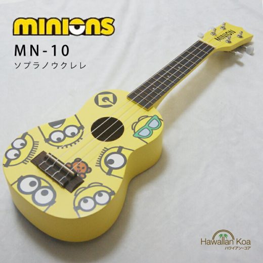 MN-10 minions ミニオンズ KIWAYA ソプラノウクレレ 専用ケース付 [u]