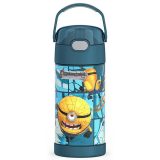 サーモス ステンレス ストロー 水筒 ステンレス水筒 怪盗グルーのミニオン超変身 クリア ストロー 350ml THERMOS 子供 ミニオン minions