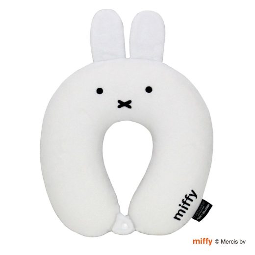 低反発枕 ネックピロー ミッフィー miffy プレゼント おやすみっふぃー かわいい 旅行 移動 飛行機 新幹線 車 休憩 siffler シフレ 7019