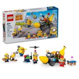 レゴ LEGO Despicable Me 4 Minions and Banana Car Toy Gift for Kids, Fun Illumination’s Despicable Me Toy Playset, Creative Building Minions Toy for Boys and Girls Aged 6 and Up, 75580レゴ