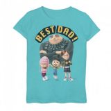 キャラクター グラフィック Tシャツ 青色 ブルー 【 LICENSED CHARACTER DESPICABLE ME MINIONS FRANKENSTEIN PORTRAIT GRAPHIC TEE / TAHI BLUE 】 キッズ ベビー マタニティ トップス カットソー