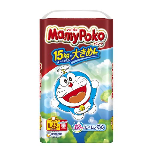 【令和・早い者勝ちセール】ユニ・チャーム マミーポコパンツ L ドラえもん 42枚入 こども用紙おむつ