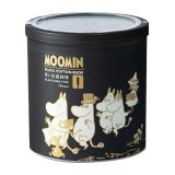 【夜の市★合算2千円超で送料無料対象】山洋 MOOMIN 黒い 抗菌 綿棒 150本