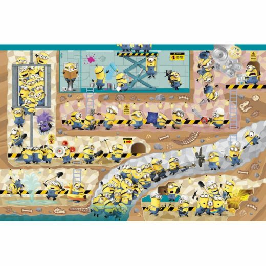 【新品】ジグソーパズル ミニオンズ 地下のシークレット・ベース 1000ピース(50x75cm)【宅配便】