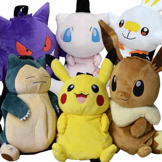 【先着20％クーポンあり】ポケットモンスター　ぬいぐるみ　リュック ピカチュウ イーブイ カビゴン　ポケモン キッズおやつ入れ 子供用 プレゼント　保育園 幼稚園 小学生 ギフト プレゼント 新学期【送料無料】