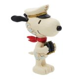 エネスコ Enesco 置物 インテリア 海外モデル アメリカ Enesco Peanuts by Jim Shore Snoopy Sailor Captain Miniature Figurine- Resin Hand Painted Collectible Decorative Figurines Home Decor Sculpture Sheエネスコ Enesco 置物 インテリア 海外モデル アメリカ