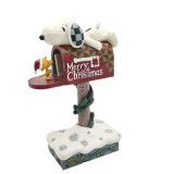 エネスコ Enesco 置物 インテリア 海外モデル アメリカ Enesco Peanuts by Jim Shore Snoopy and Woodstock on Mailbox Figurine, 7.28 Inch, Multicolorエネスコ Enesco 置物 インテリア 海外モデル アメリカ