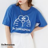 アイム ドラえもん Tシャツ 半袖 フェイス プリント I’m Doraemon メンズ レディース