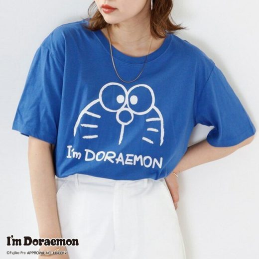 アイム ドラえもん Tシャツ 半袖 フェイス プリント I'm Doraemon メンズ レディース