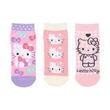 サンリオ(SANRIO) サンリオ キッズスニーカーソックス3足セット ソックス 16-18cm ハローキティ キティちゃん hello kitty キャラクター 453293 SANRIO