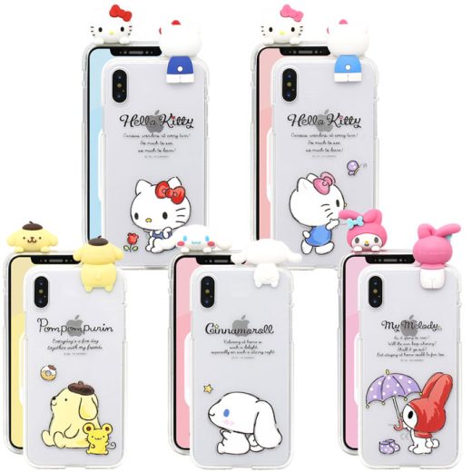 Sanrio Characters Figure Clear Jelly サンリオ フィギュア 透明 ジェリー Galaxy S24 Ultra S23 FE A54 5G A53 S22 S21 + Note20 S20 Note10+ S10 Note9 S9 Note8 S8 S7edge ギャラクシー エス Plus プラス ウルトラ ノート エッジ スマホ ケース カバー