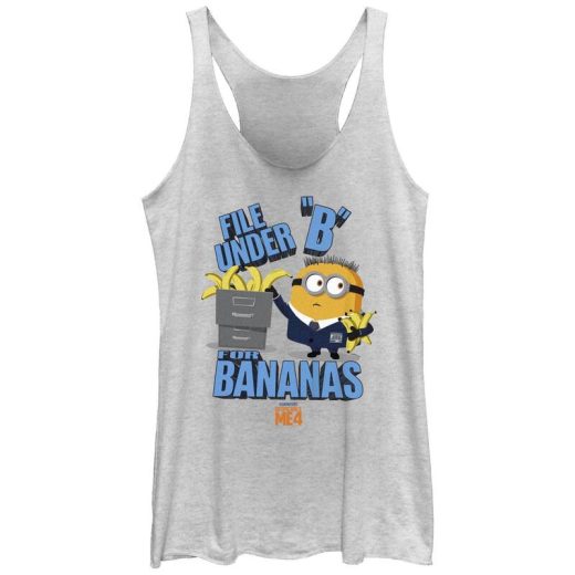 【送料無料】 ライセンス キャラクター レディース Tシャツ トップス Juniors' Despicable Me 4 Minions 